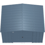 Arrow Classic Steel Storage Shed, 10 ft. x 8 ft., Blue Grey