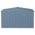 Arrow Classic Steel Storage Shed, 10 ft. x 8 ft., Blue Grey