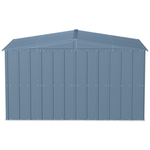 Arrow Classic Steel Storage Shed, 10 ft. x 8 ft., Blue Grey