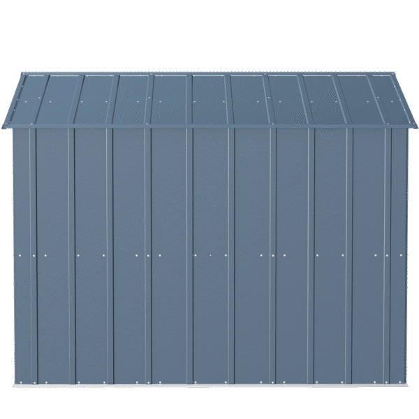 Arrow Classic Steel Storage Shed, 10 ft. x 8 ft., Blue Grey