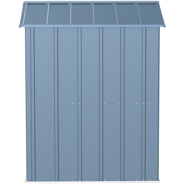 Arrow Classic Steel Storage Shed, 6 ft. x 5 ft., Blue Grey