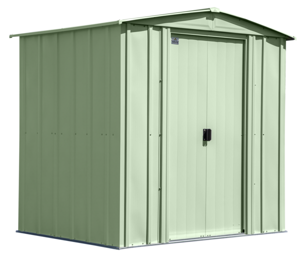 Arrow Classic Steel Storage Shed, 6 ft. x 5 ft., Blue Grey