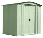 Arrow Classic Steel Storage Shed, 6 ft. x 7 ft., Blue Grey