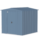 Arrow Classic Steel Storage Shed, 6 ft. x 7 ft., Blue Grey