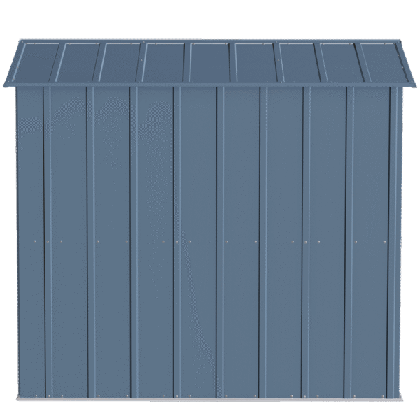 Arrow Classic Steel Storage Shed, 6 ft. x 7 ft., Blue Grey