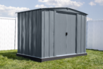 Arrow Classic Steel Storage Shed, 6 ft. x 5 ft., Blue Grey
