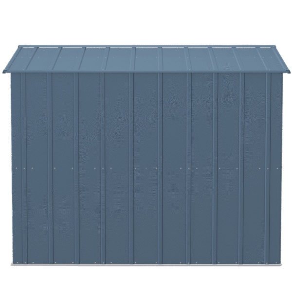 Arrow Classic Steel Storage Shed, 8 ft. x 8 ft., Blue Grey