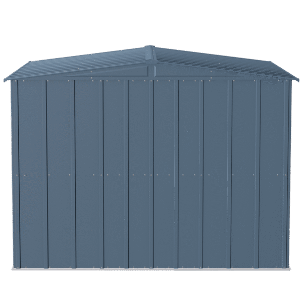 Arrow Classic Steel Storage Shed, 8 ft. x 8 ft., Blue Grey
