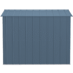 Arrow Classic Steel Storage Shed, 8 ft. x 8 ft., Blue Grey