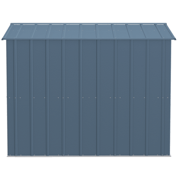 Arrow Classic Steel Storage Shed, 8 ft. x 8 ft., Blue Grey