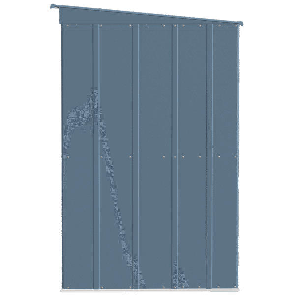 Arrow Classic Steel Storage Shed, 10 ft. x 4 ft., Blue Grey