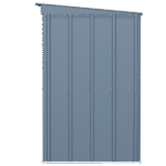 Arrow Classic Steel Storage Shed, 6 ft. x 4 ft., Blue Grey