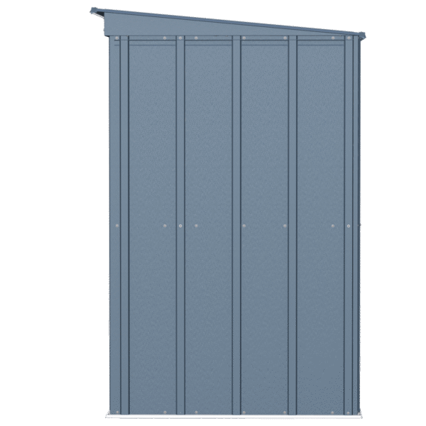 Arrow Classic Steel Storage Shed, 6 ft. x 4 ft., Blue Grey