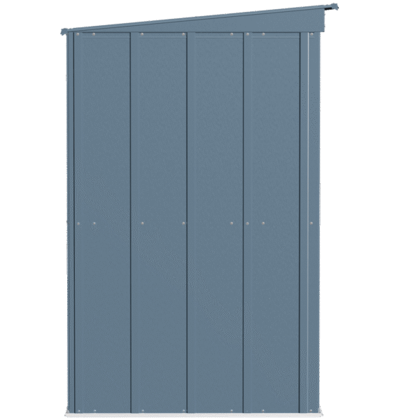 Arrow Classic Steel Storage Shed, 6 ft. x 4 ft., Blue Grey