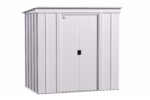 Arrow Classic Steel Storage Shed, 6 ft. x 7 ft., Blue Grey