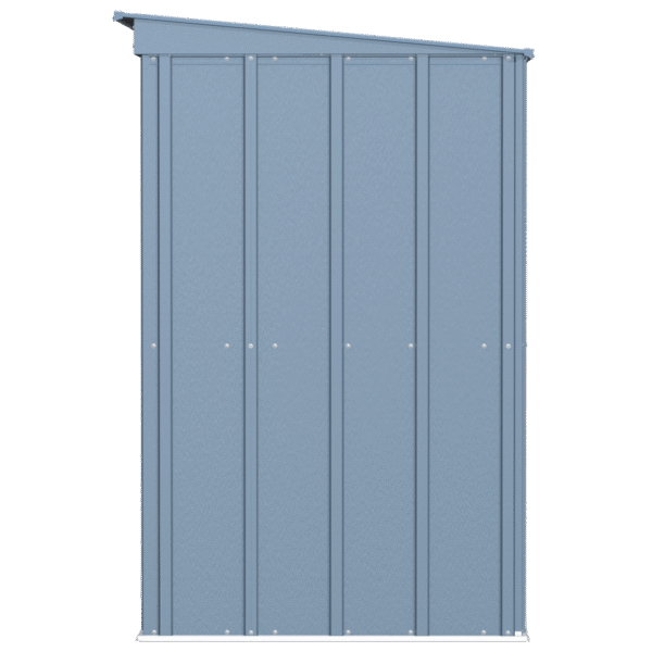 Arrow Classic Steel Storage Shed, 8 ft. x 4 ft., Blue Grey