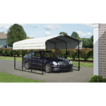 Arrow 10 x 15 x 7 ft Eggshell Carport