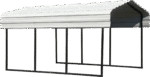 Arrow 10 x 15 x 7 ft Eggshell Carport