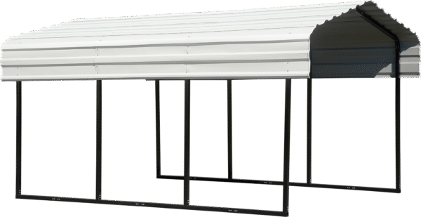 Arrow 10 x 15 x 7 ft Eggshell Carport