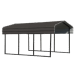 Arrow 10 x 15 x 7 ft Charcoal Carport