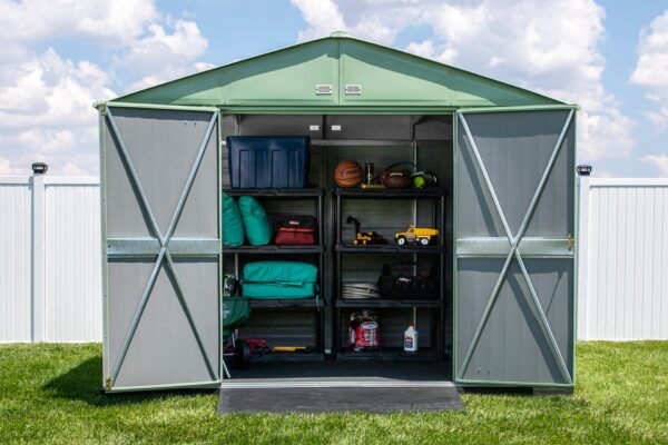 Arrow Select 10 x 8 x 8 ft Green Shed