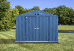 Arrow Elite 10 x 12 x 8 ft Blue Grey Steel Storage Shed