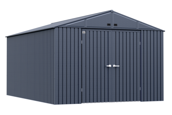 Arrow Elite 6 x 4 x 6 ft Blue Grey Steel Storage Shed