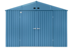 Arrow Elite Steel Storage Shed, Blue Grey