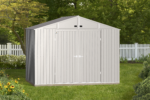 Arrow Elite 6 x 4 x 6 ft Blue Grey Steel Storage Shed