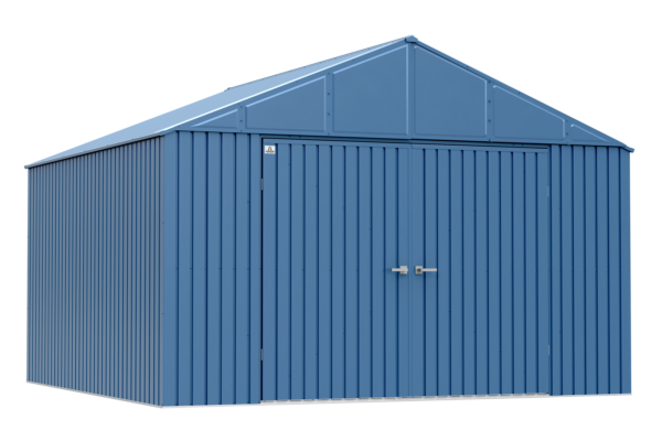 Arrow Elite 6 x 4 x 6 ft Blue Grey Steel Storage Shed