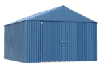 Arrow Elite 14 x 16 x 8 ft Blue Grey Steel Storage Shed