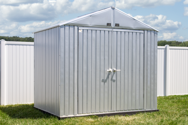 Arrow Elite 8 x 6 x 8 ft Galvalume Steel Storage Shed