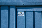 Arrow Elite Steel Storage Shed, Blue Grey