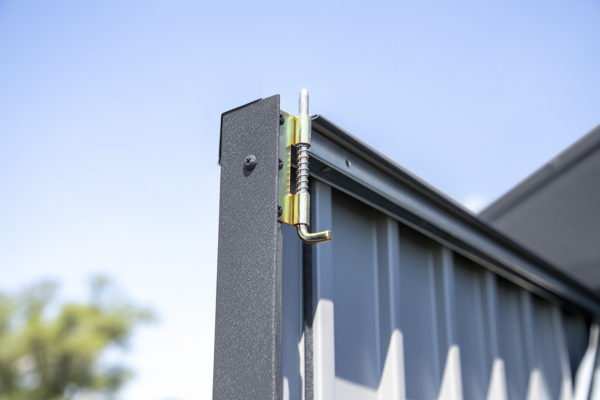 Arrow Elite 6 x 4 x 6 ft Blue Grey Steel Storage Shed