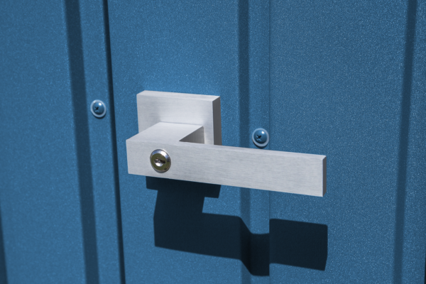 Arrow Elite 6 x 4 x 6 ft Blue Grey Steel Storage Shed