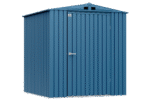 Arrow Elite 6 x 6 x 7 ft Blue Grey Steel Storage Shed
