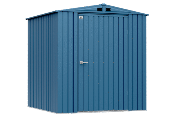 Arrow Elite 6 x 6 x 7 ft Blue Grey Steel Storage Shed