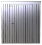 Arrow Elite 6 x 4 x 6 ft Blue Grey Steel Storage Shed