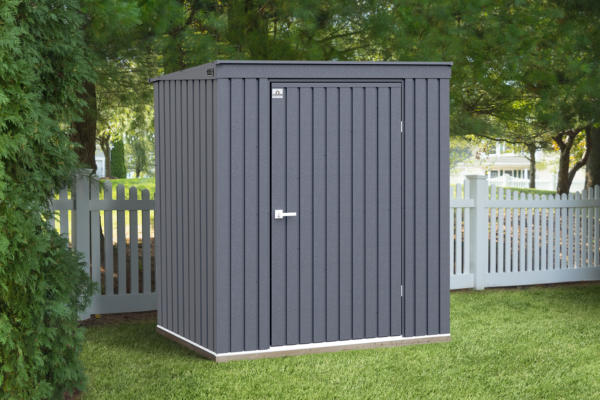 Arrow Elite 6 x 4 x 6 ft Blue Grey Steel Storage Shed