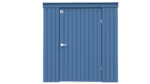 Arrow Elite Steel Storage Shed, Blue Grey