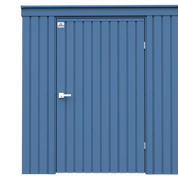 Arrow Elite Steel Storage Shed, Blue Grey