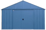 Arrow Classic 12 x 14 x 8 ft Blue Grey Steel Storage Shed