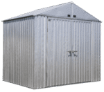 Arrow Elite 8 x 6 x 8 ft Galvalume Steel Storage Shed