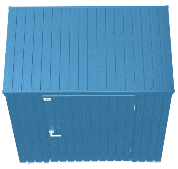 Arrow Elite 6 x 4 x 6 ft Blue Grey Steel Storage Shed