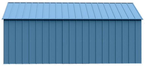 Arrow Classic 12 x 17 x 8 ft Blue Grey Steel Storage Shed