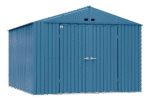 Arrow Elite 10 x 12 x 8 ft Blue Grey Steel Storage Shed