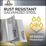 Arrow Select 10 x 8 x 8 ft Green Shed