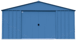 Arrow Classic 14 x 12 x 7 ft Blue Grey Steel Storage Shed