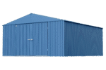 Arrow Elite 14 x 16 x 8 ft Blue Grey Steel Storage Shed