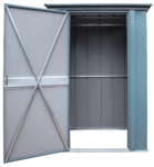 Spacemaker® Patio Steel Storage Shed, 4 ft. x 3 ft. Juniper Berry